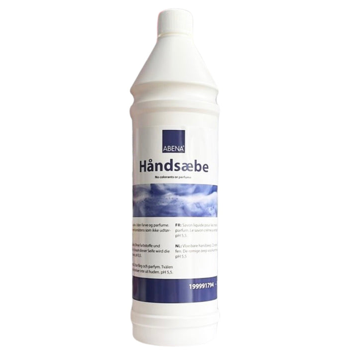 Håndsæbe 1 liter påfyldningsflaske fra Abena