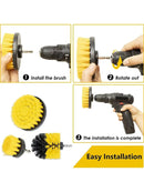 Protools - boredrevne Rensebørster 3 stk Cleaning Brushes drill-powered