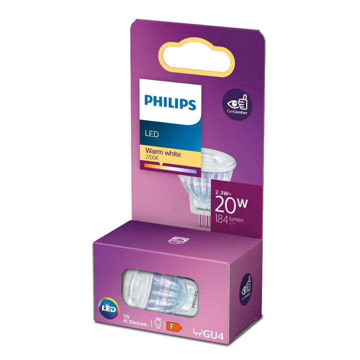 PHILIPS LED PÆRE SPOT G4 1.7W (dæmpbar)