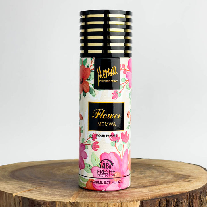 Deodorant / Parfume Spray 200ml 48h Memwa Flower Pour Femme