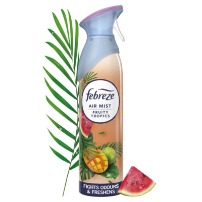 Febreze Fruity Luftfrisker Spray 2 i 1 forfrisker & bekæmper lugte