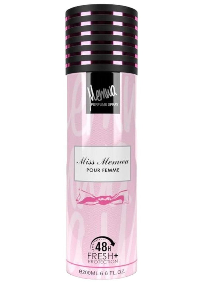 Deodorant / Parfume Spray 200ml 48h Memwa Miss Memwa Pour Femme