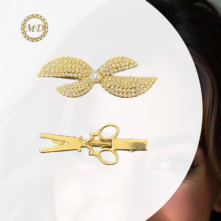 Elegante hårpynt 2 stk med spænder/ el. Nåle