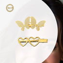 Elegante hårpynt med spænder 2 stk/ el. Nåle