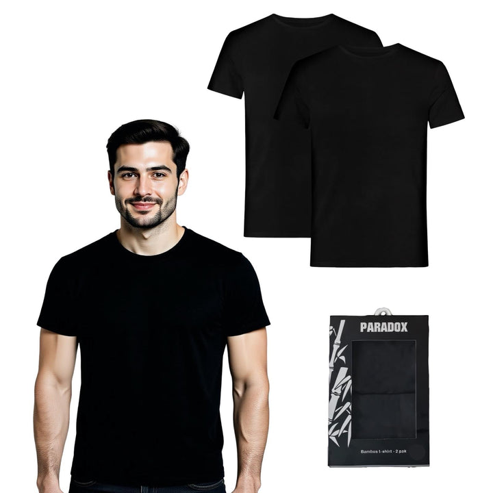 Paradox Bambus T-shirt 2-pak: Ultimativ Komfort og Perfekt Pasform