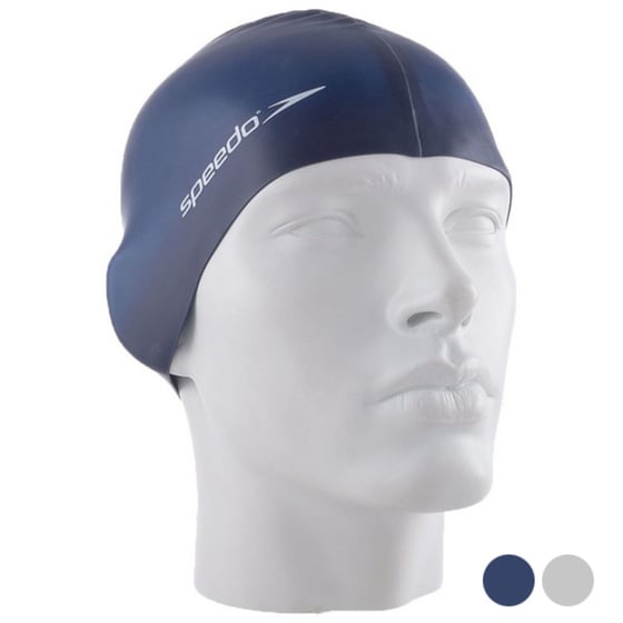 Badehætte Speedo Plain Flat, Sølv ⎮ 5039247289270 ⎮ BB_S2003460