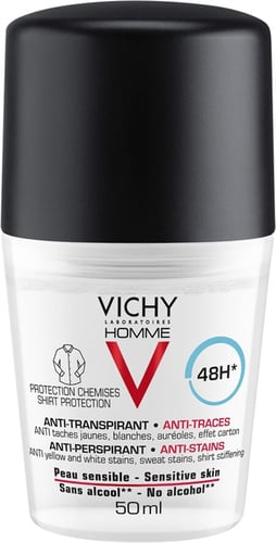 Vichy Homme Anti-Transpirant Anti-Spor 48H Deo Roll-On 50 ml