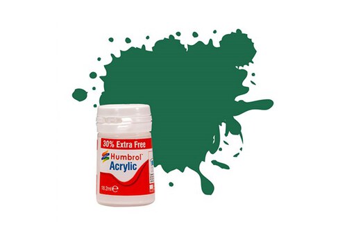Humbrol Acrylic Maling Dark Green 18,2ml Matt ⎮ 5055286650918 ⎮ VE_468791