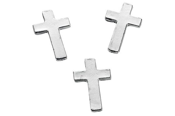 Kors i metal 3cm sølv 6stk. ⎮ 4036159442206 ⎮ VE_739749