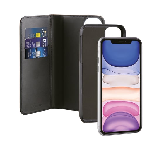 Vivanco 2i1 Wallet Case iPhone 11 Sort    ⎮ 4008928608465 ⎮ CN_000211