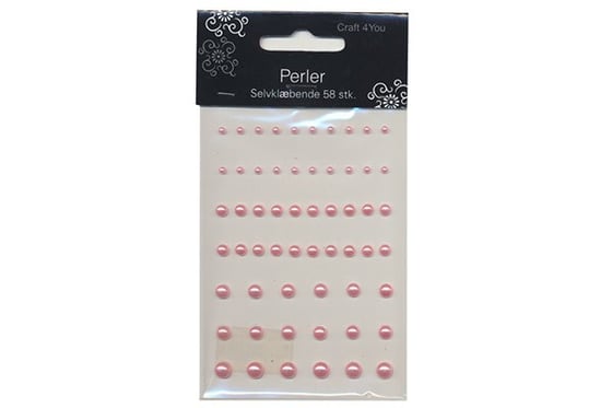 HOBBY2YOU Perle halv 3-7mm 58stk pink ⎮ 5700137069530 ⎮ VE_706953