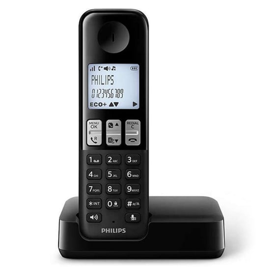 Trådløs telefon Philips DECT Sort ⎮ 4895229103412 ⎮ BB_S0425080