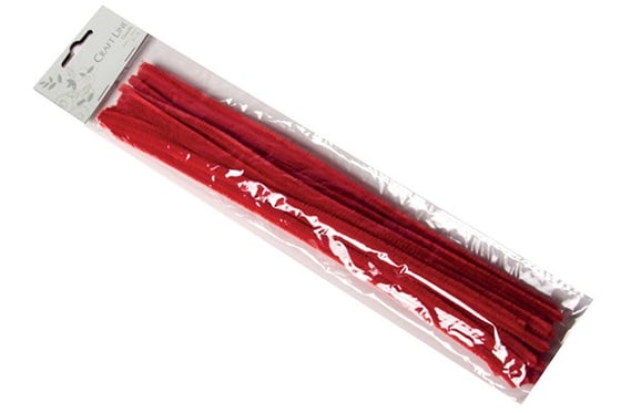 Chenille 9mm 30cm 15stk rød ⎮ 5700137361610 ⎮ VE_736161