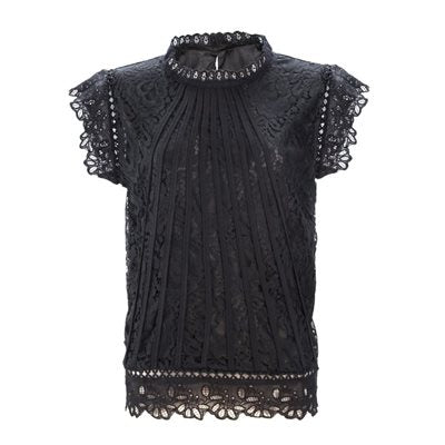 Everneed Floretta - blonde top sort - M ⎮ 1348100241701 ⎮ EV_001138