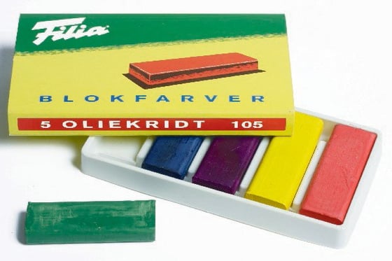 Oliekridt blokfarve 5stk ⎮ 5701341001057 ⎮ VE_794371