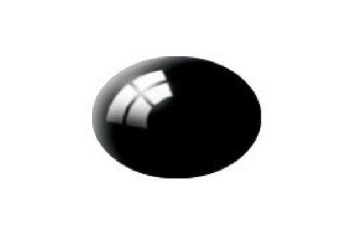 Gloss Black (RAL 9005) Aqua Color Acrylic - 18ml ⎮ 4009803361079 ⎮ VE_636107