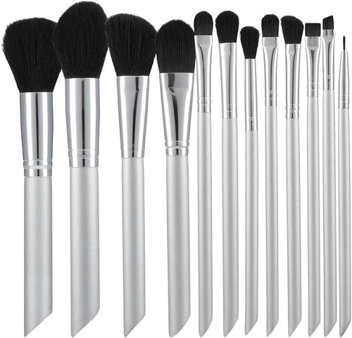 Mimo Makeup Brush Grey Set 12 pcs.