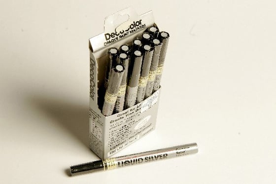 Marvy decocolor fine line sølv ⎮ 28617029818 ⎮ VE_791437