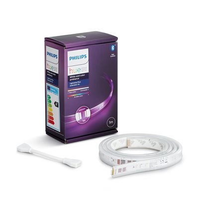 Philips Hue White and Color ambiance Lightstrip Plus forlænger V4, 1 meter