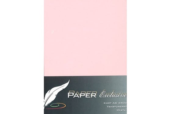 Kort A6 240g blossom tekstureret 10stk. ⎮ 5700130139414 ⎮ VE_013941