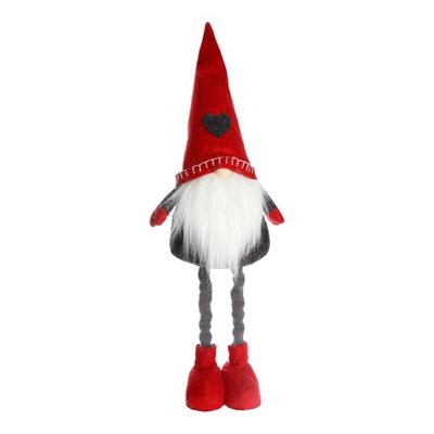 Nisse med teleskopben, H 130cm, Rød ⎮ 5713582673221 ⎮ DG_001462