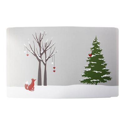 Dækkeserviet, H 28,5cm, B 43cm, 4stk/pose, Lyseblå, Christmas Nature ⎮ 5713582621352 ⎮ DG_007205