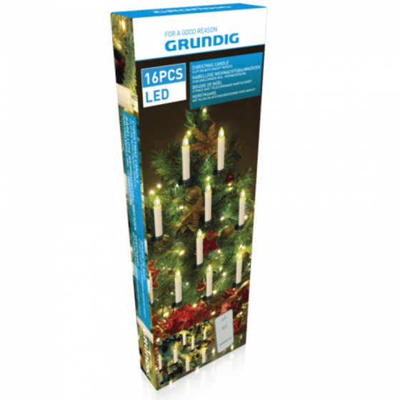 Juletræs lyskæde med 16 lys på clips ⎮ 8711252123110 ⎮ EC_000014