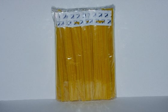 Chenille 6mm 30cm 25stk gul ⎮ 5700137361443 ⎮ VE_736144
