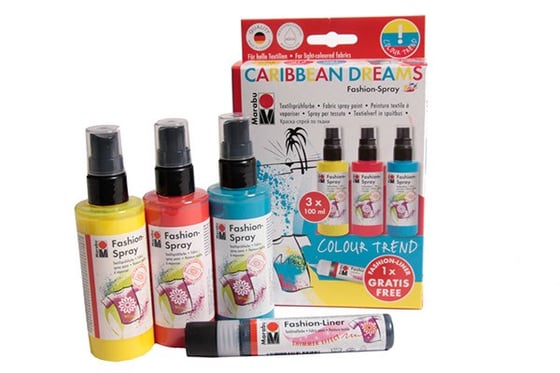 Fashion Spray 3x100ml +liner sæt Caribbean Dreams ⎮ 4007751569219 ⎮ VE_822156