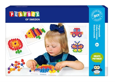 Kreativt sæt, farve mosaik +3 år.