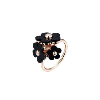 Everneed ring Sort, Lyserød guld Messing Hunstik ⎮ 1348100002654 ⎮ EV_000183