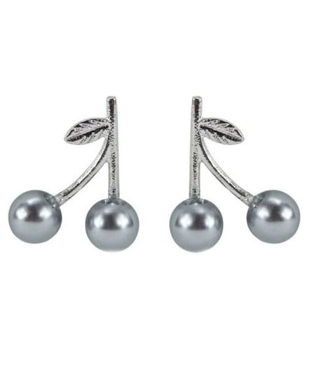 Everneed Kirsebær øreringe - grå/sølv ⎮ 1348100227200 ⎮ EV_001041