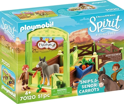 Playmobil Horse Box ' nips & Señor Carrots' 70120