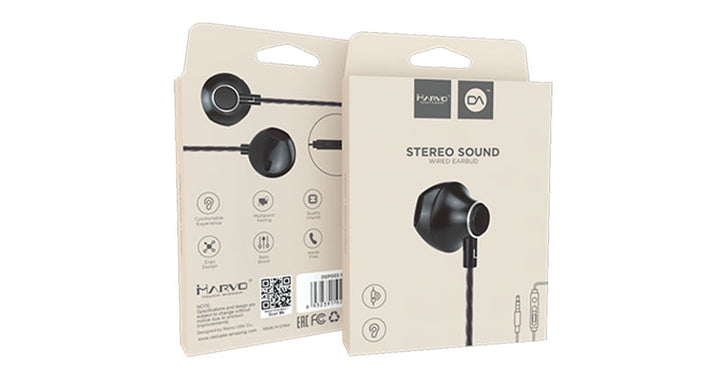 Marvo - Stereo Høretelefoner AUX stick