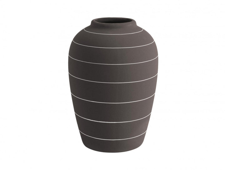 Vase Terra cone brun