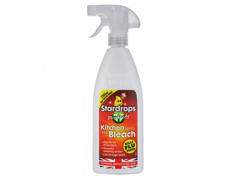 Køb Stardrops Kitchen Spray Bleach Trig online her Dollarstore.dk