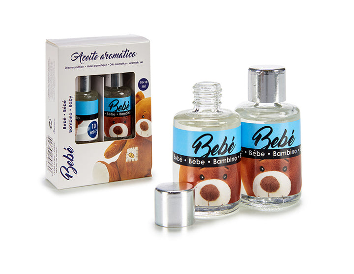 Set 2 aromatic oil bottles baby