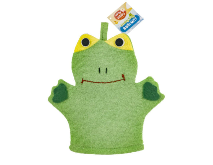 FREDDY FROG BATH MITT - FOR BABY