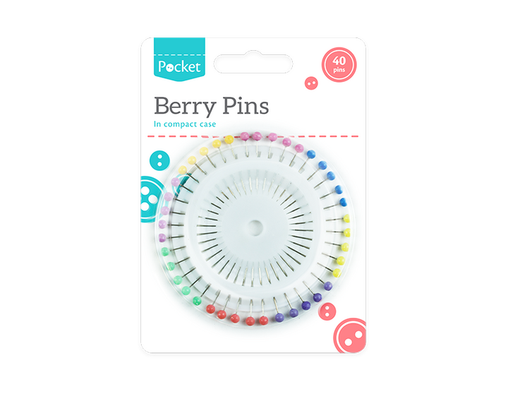 Berry Pins - 40 Pack - Dollarstore.dk