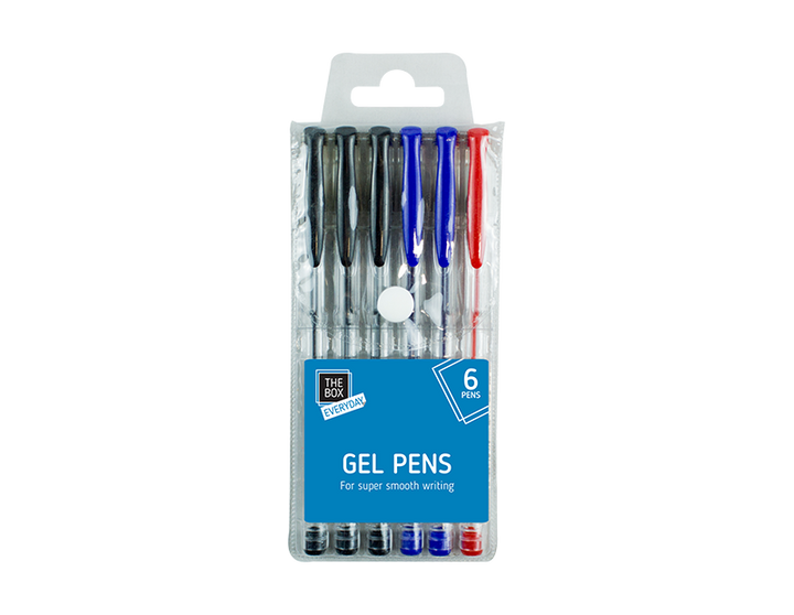 Gelpenner - 6 Stk - Dollarstore.dk