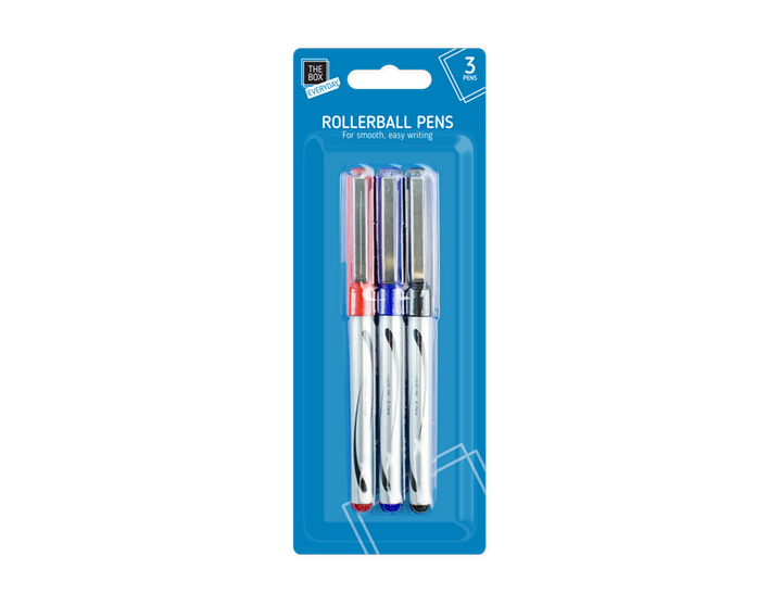 Rulleboldpenne - 3 Stk - Dollarstore.dk