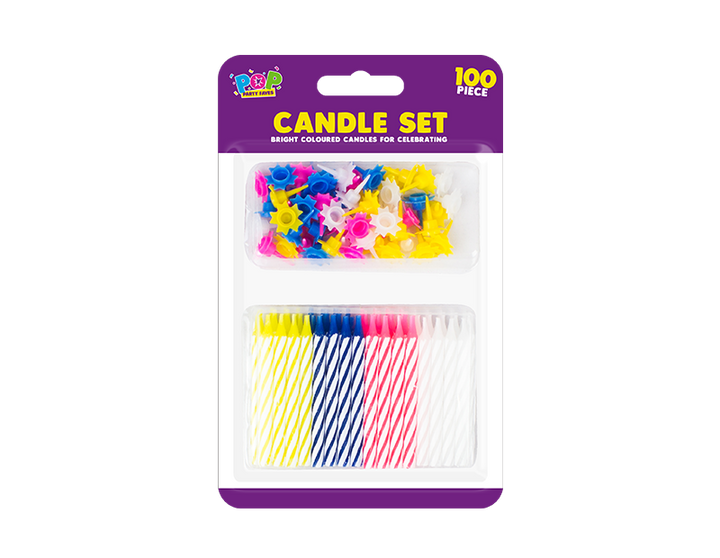 Pop Party Faves - Kagelys Sæt - Dollarstore.dk