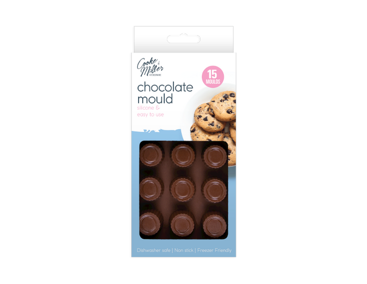 Silikonchokoladeform - 15 Forme - Dollarstore.dk