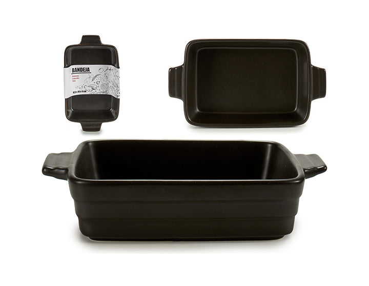 Rectangular casserole black - Dollarstore.dk