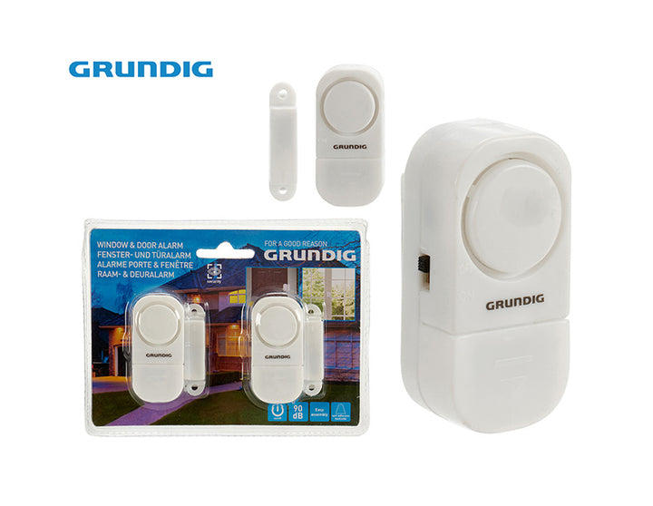 Set 2 alarms grundig windows and doors