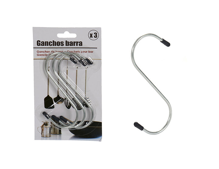 Set 3 steel hangers