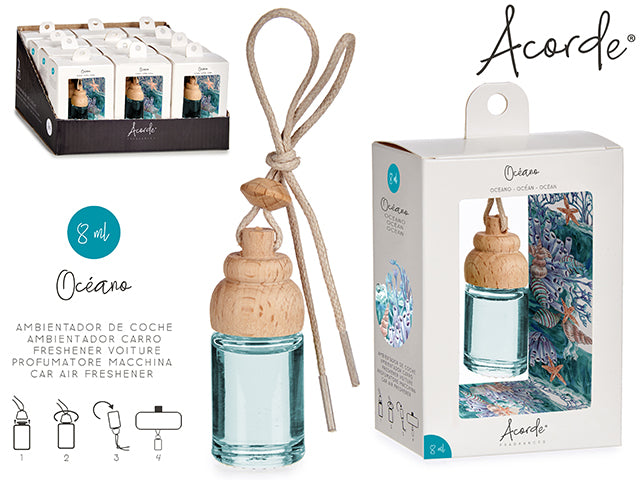 Acorde - Aromaglas på reb. bilduft format 8ml Ocean
