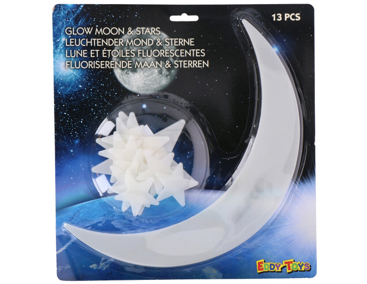Eddy Toys - Glow Måne & Stjerne - Dollarstore.dk
