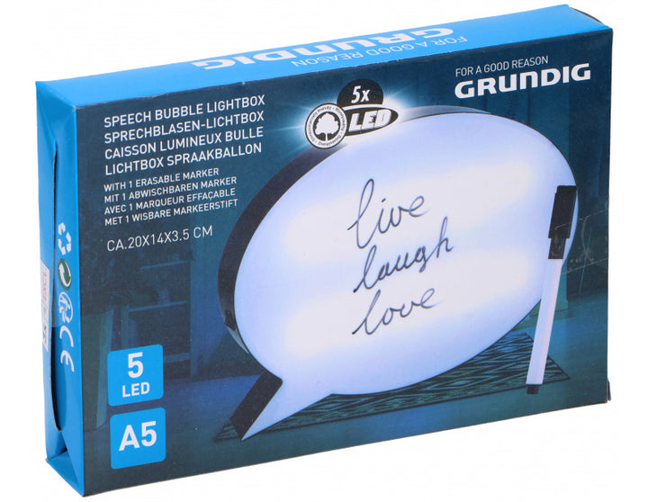GRUNDIG Taleboble Lystavle - Dollarstore.dk