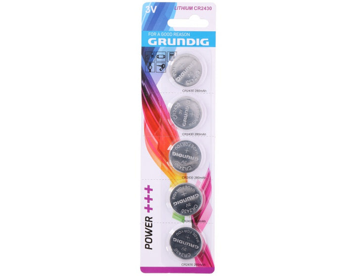 Grundig - Cr2430 Batterier - Dollarstore.dk